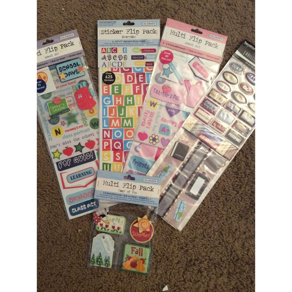 5 Packs of New Stickers B39